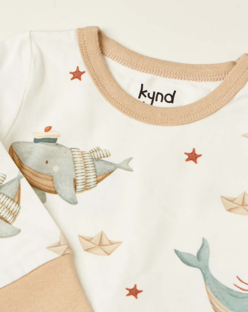 Whale Bliss Pajama (6M-6Y)