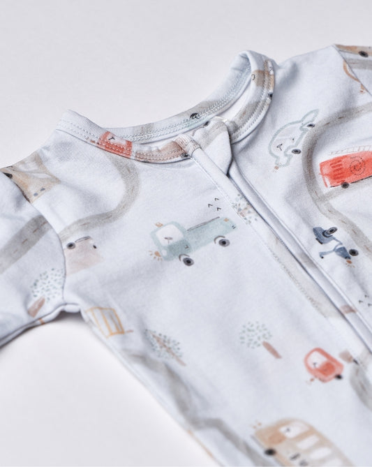 Little Wheels Footies (0-6M)