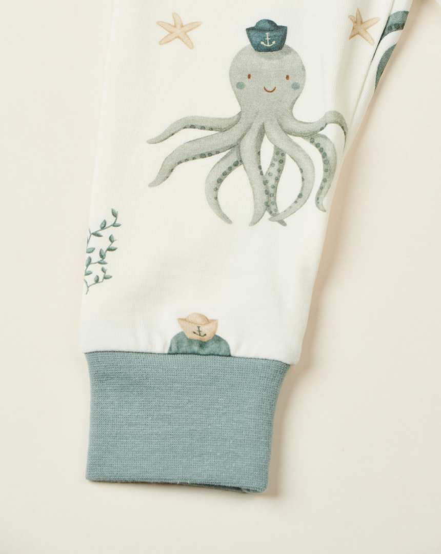Sleepy Octopus Pajama (6M-6Y)