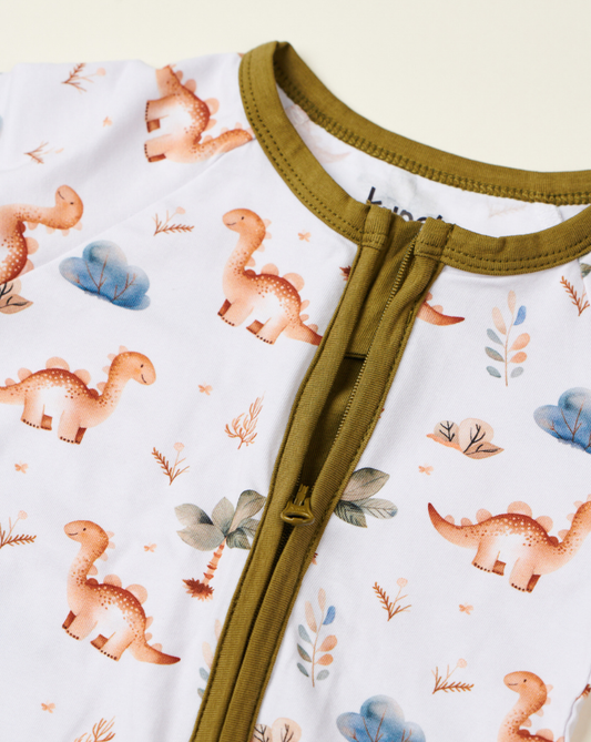Little Dino Zipped Sleepsuit (0-18M)
