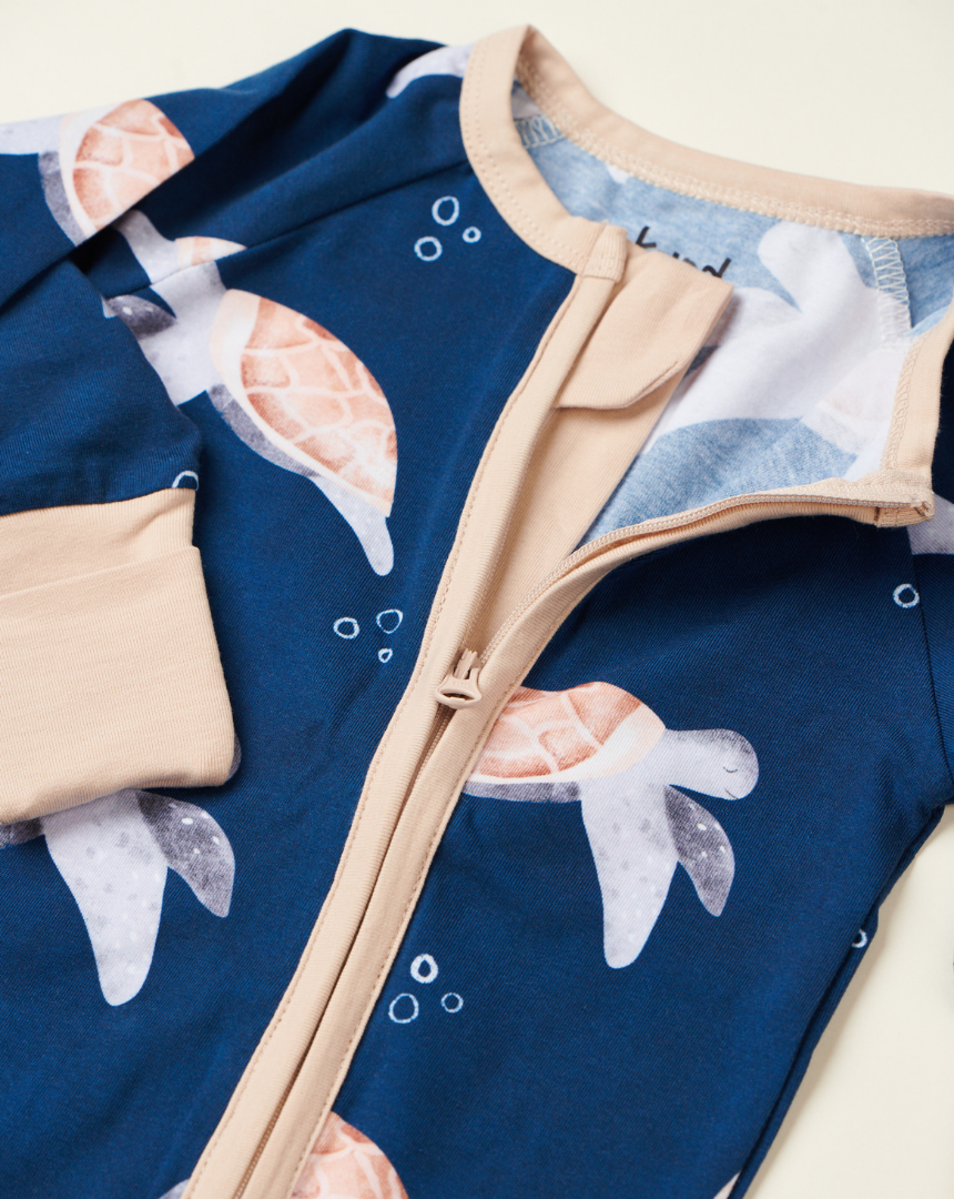 Sea Turtle Zipped Sleepsuit (0-18M)