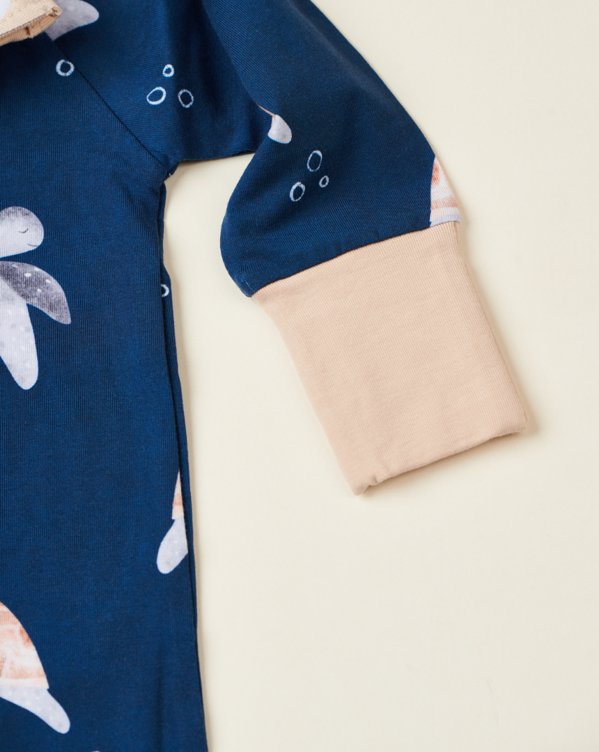 Sea Turtle Zipped Sleepsuit (0-18M)
