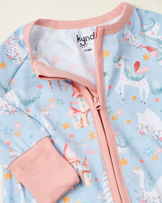 Unicorn Magic Zipped Sleepsuit (0-18M)