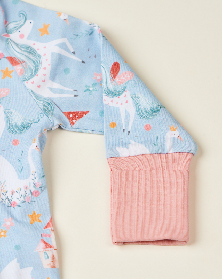 Unicorn Magic Zipped Sleepsuit (0-18M)