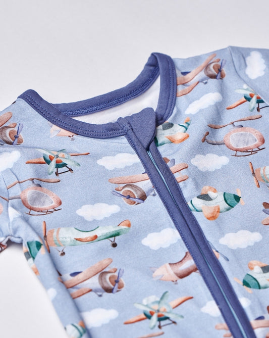 Airplane Crew Footless (6-18M)