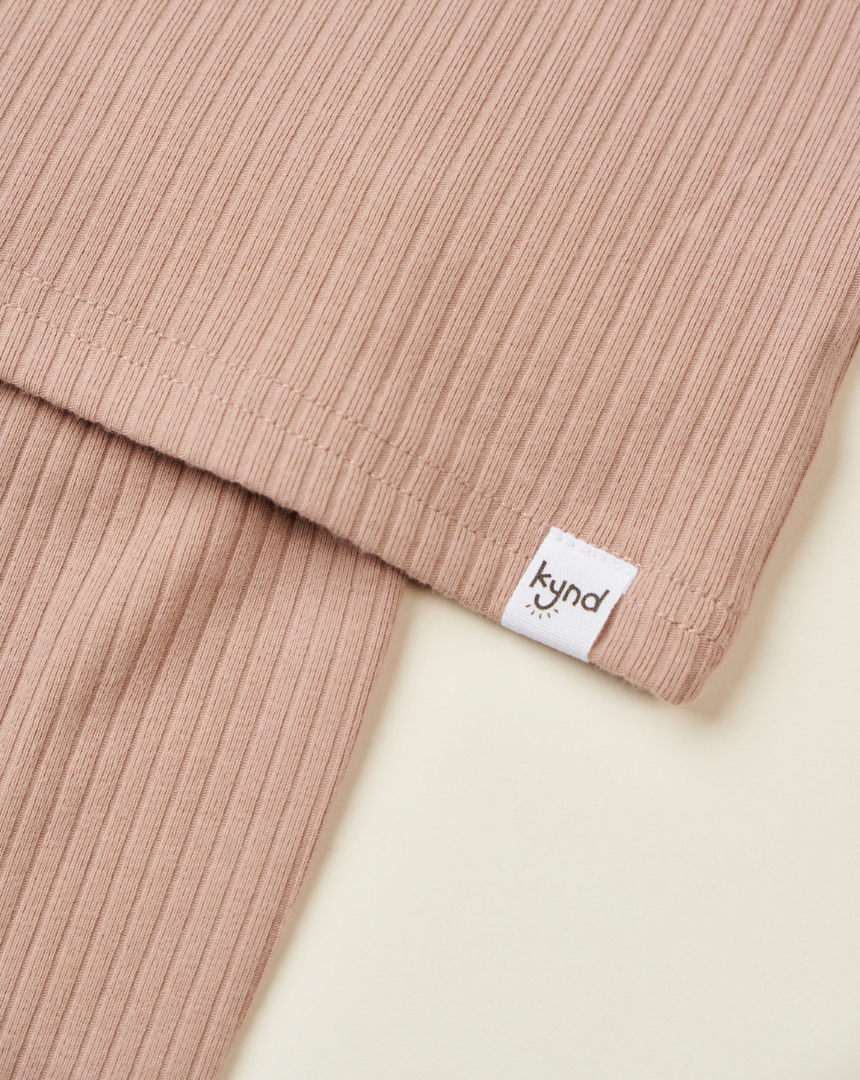 Taupe Ribbed Pajama (1Y-5Y)