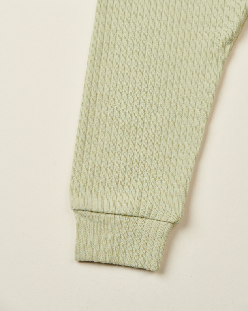 Green Ribbed Pajama (1Y-5Y)