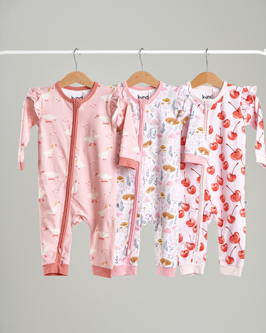Little Wonders Baby Girls Gift Set (3 Sleepsuits)
