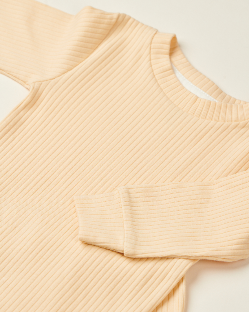 Yellow Ribbed Pajama (1Y-5Y)