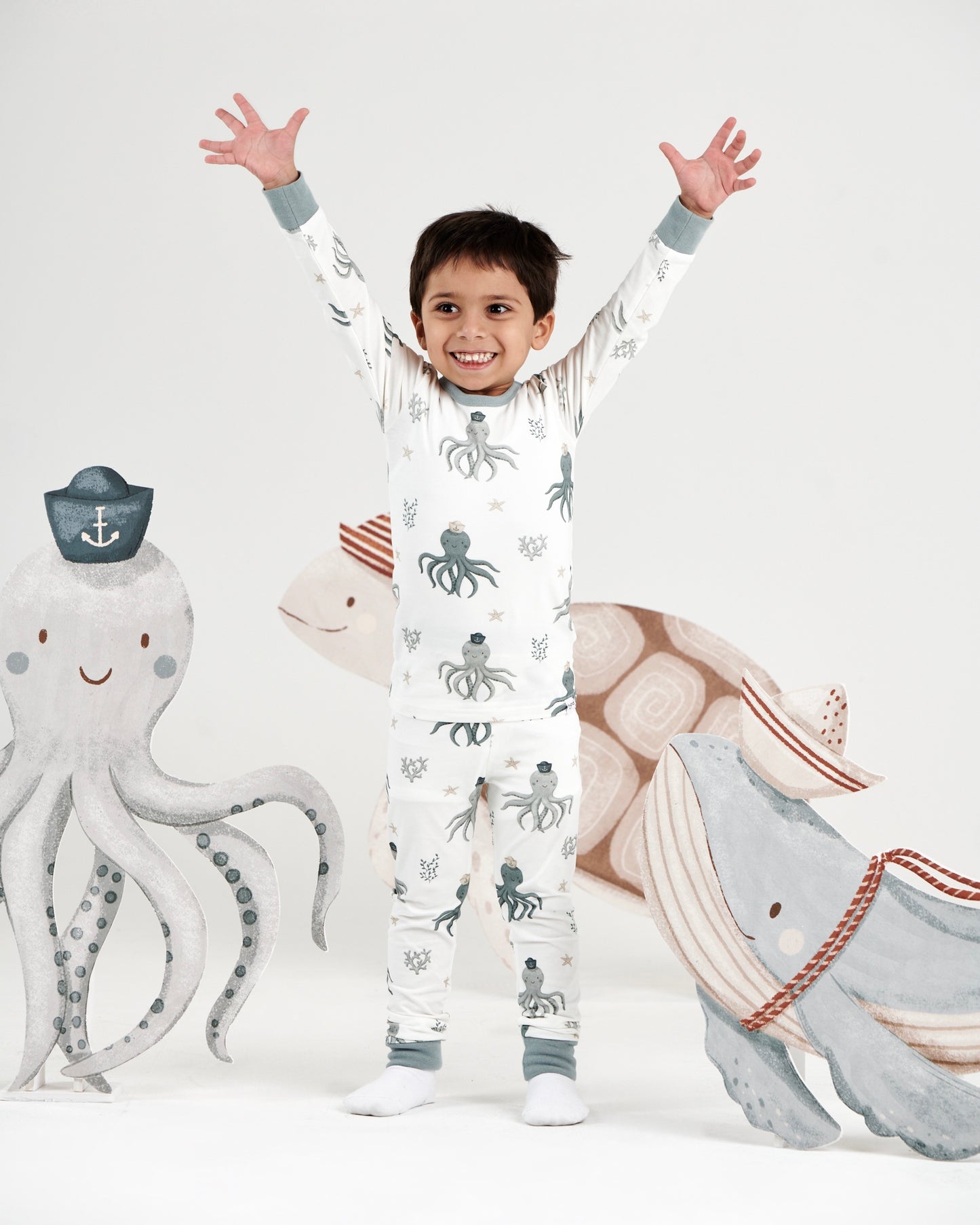 Sleepy Octopus Pajama (6M-6Y)