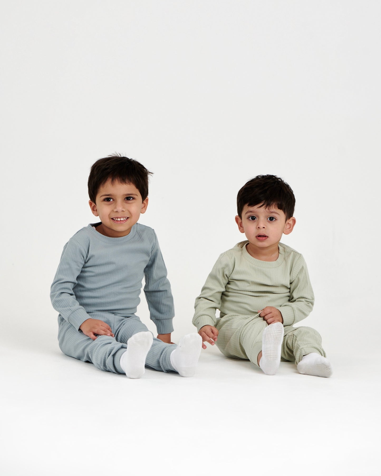 Green Ribbed Pajama (1Y-5Y)