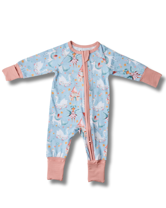 Unicorn Magic Zipped Sleepsuit (0-18M)