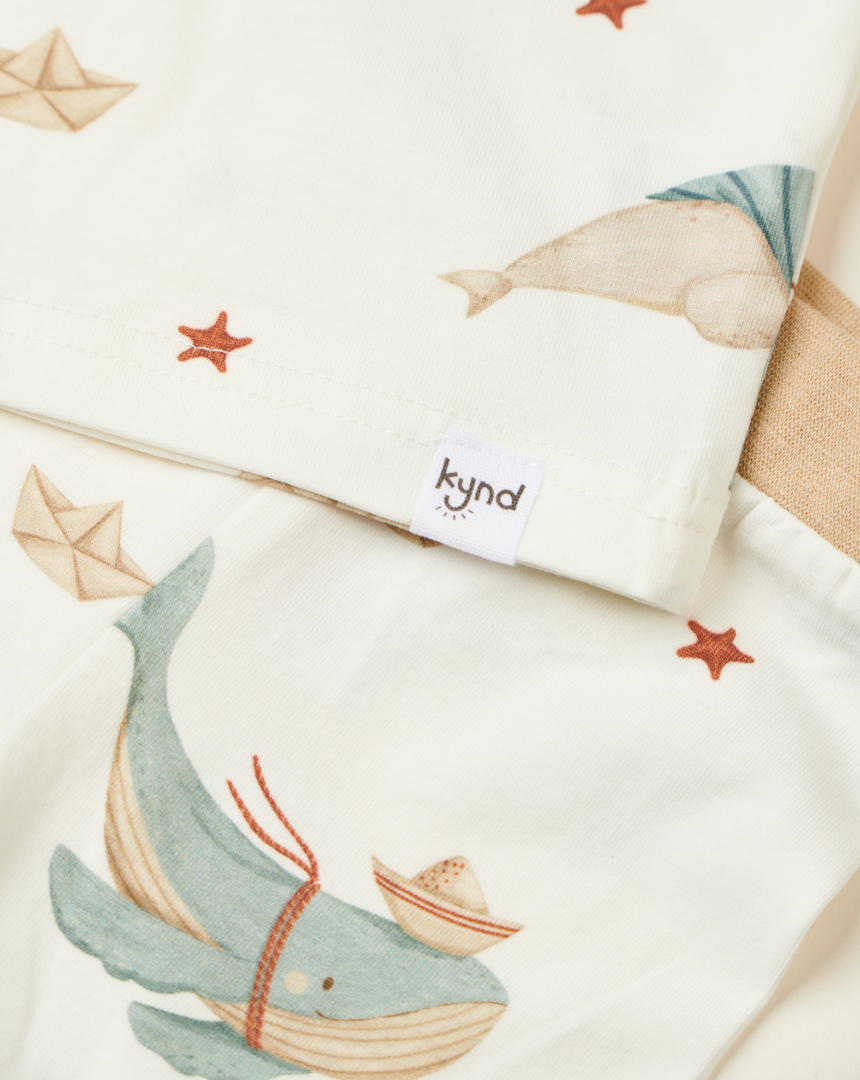 Whale Bliss Pajama (6M-6Y)