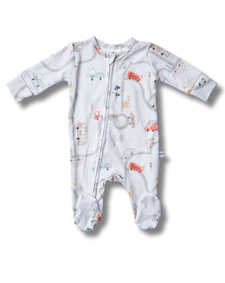 Little Wheels Footies (0-6M)