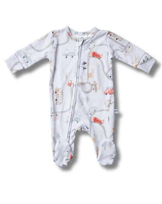 Little Wheels Footies (0-6M)