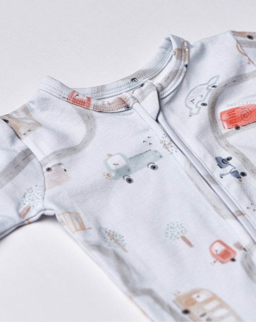 Little Wheels Footies (0-6M)