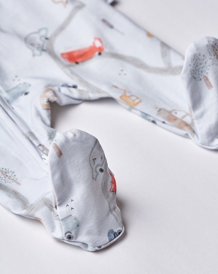 Little Wheels Footies (0-6M)