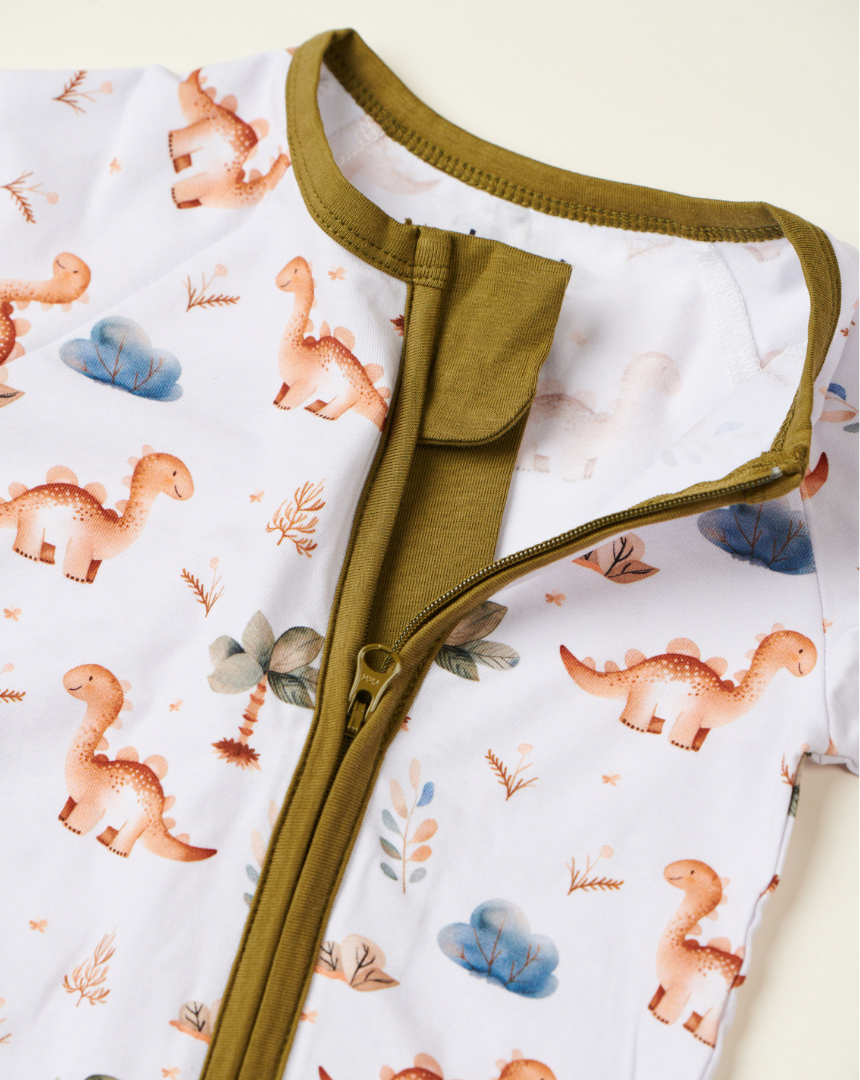Little Dino Zipped Sleepsuit (0-18M)