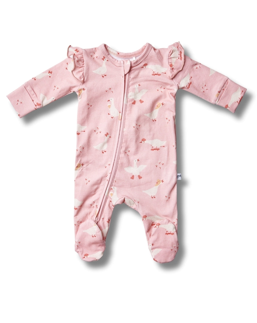 Silly Goose Footies (0-6M)