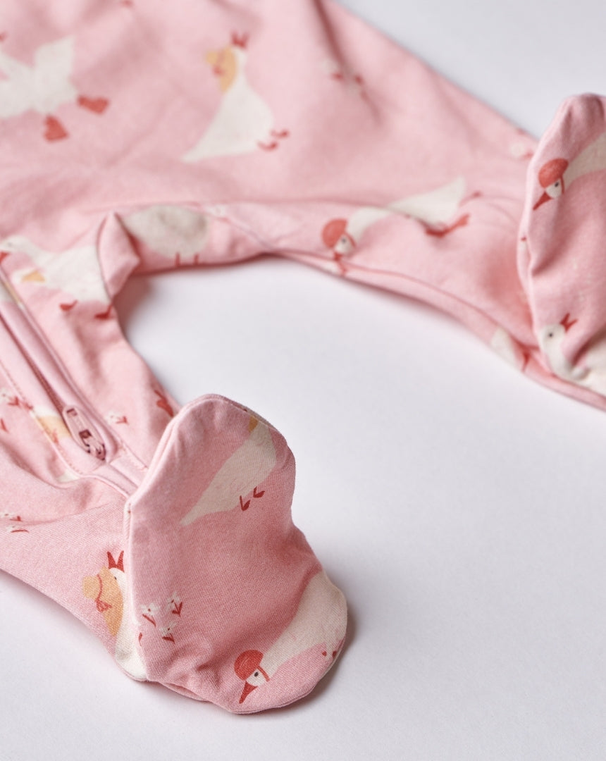 Silly Goose Footies (0-6M)