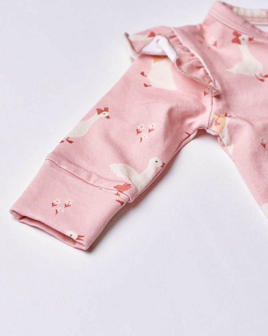 Silly Goose Footies (0-6M)