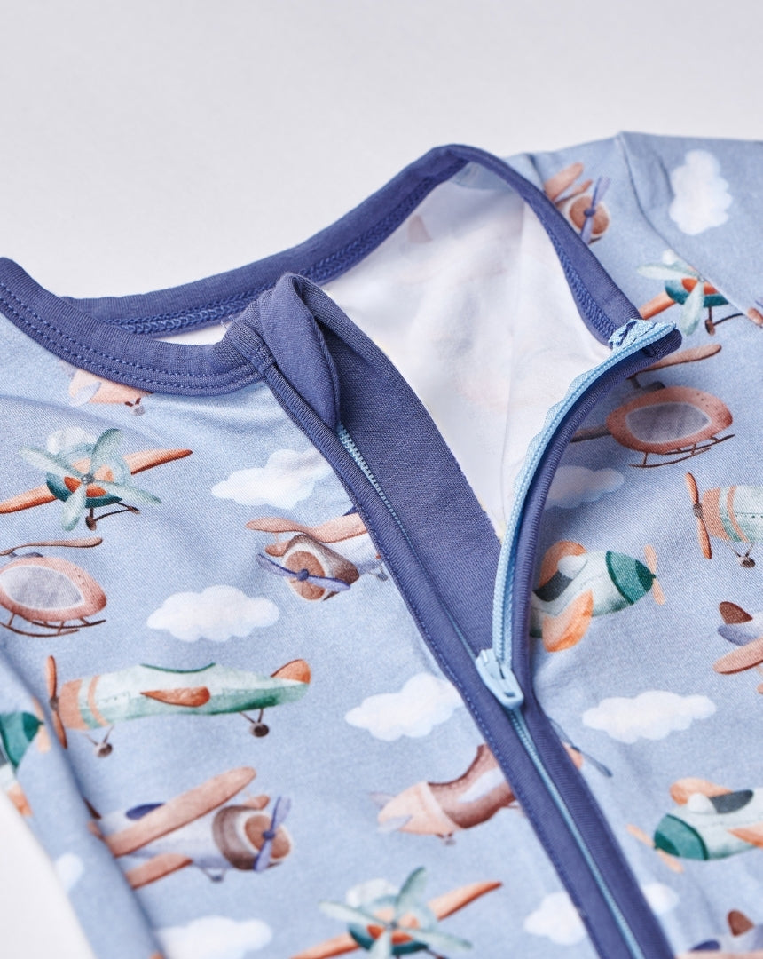 Airplane Crew Footless (6-18M)