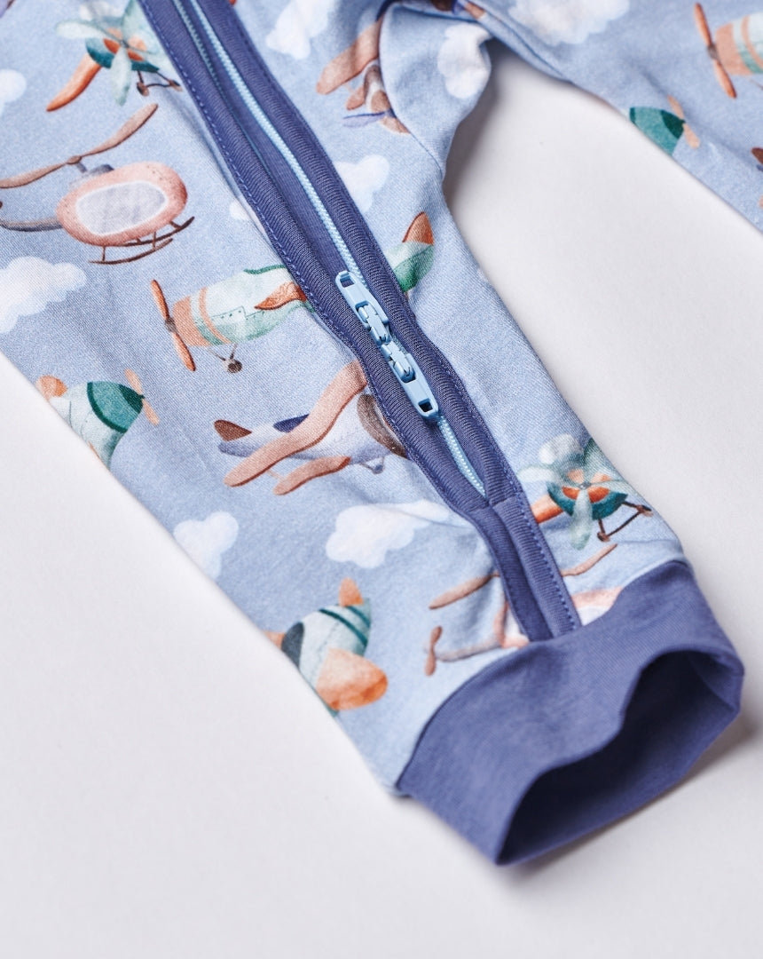 Airplane Crew Footless (6-18M)