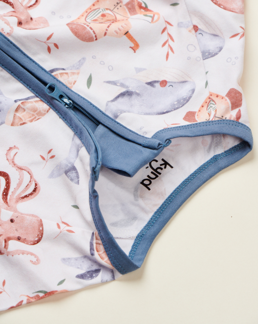 Under The Sea  Zipped Sleepsuit (0-18M)