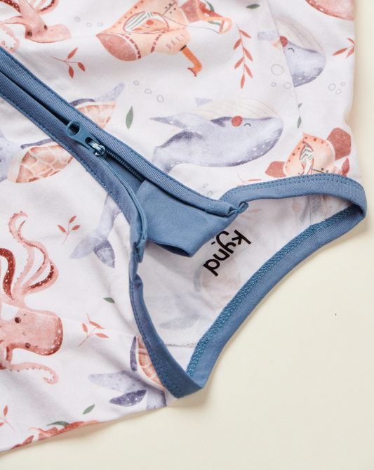 Under The Sea  Zipped Sleepsuit (0-18M)