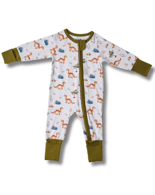 Little Dino Zipped Sleepsuit (0-18M)