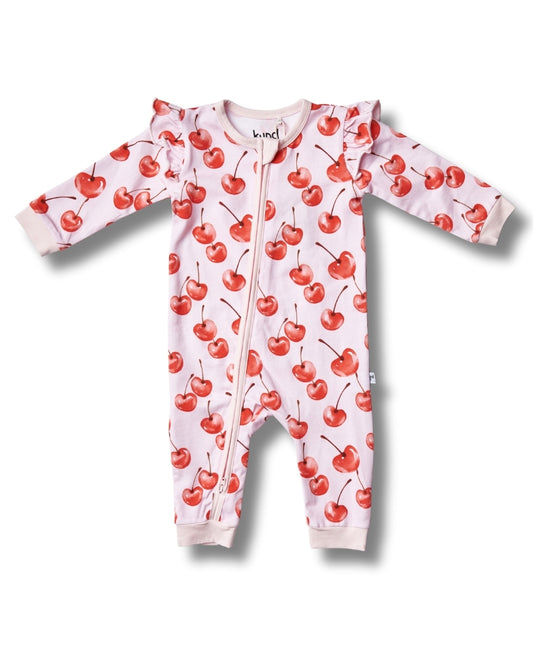 Cherry Dreams Footless (6-18M)