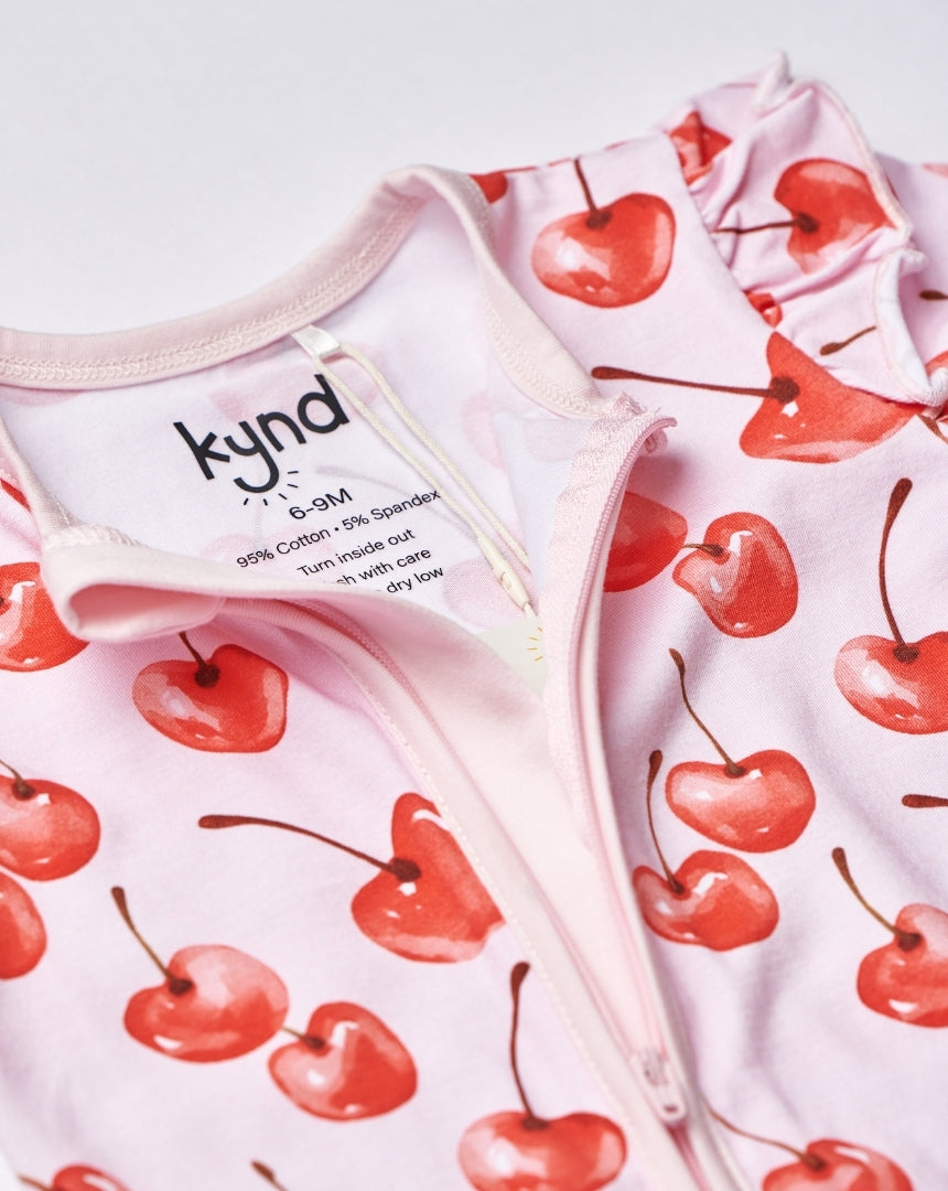 Cherry Dreams Footless (6-18M)