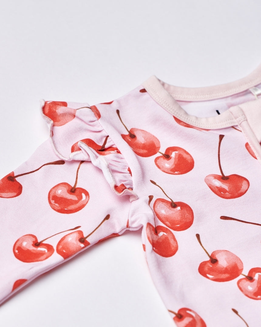 Cherry Dreams Footless (6-18M)