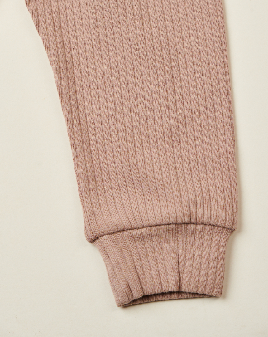 Taupe Ribbed Pajama (1Y-5Y)