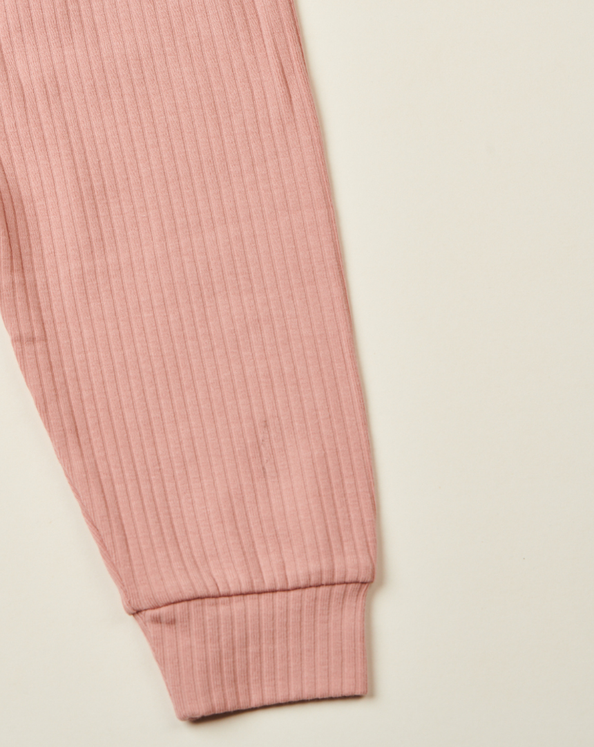 Pink Ribbed Pajama (1Y-5Y)