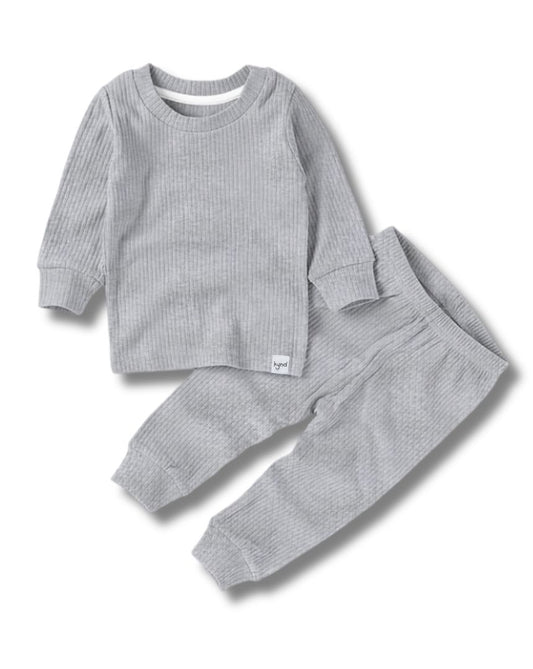 Grey Ribbed Pajama (1Y-5Y)