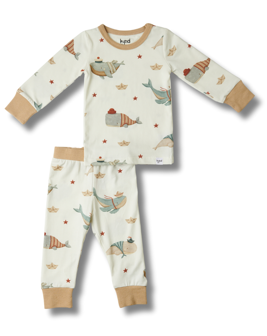 Whale Bliss Pajama (6M-6Y)