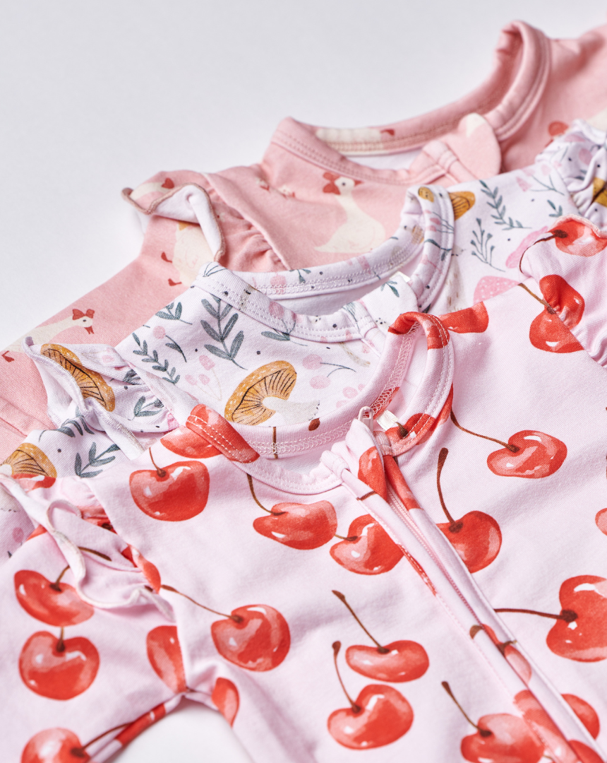 Little Wonders Baby Girls Gift Set (3 Sleepsuits)