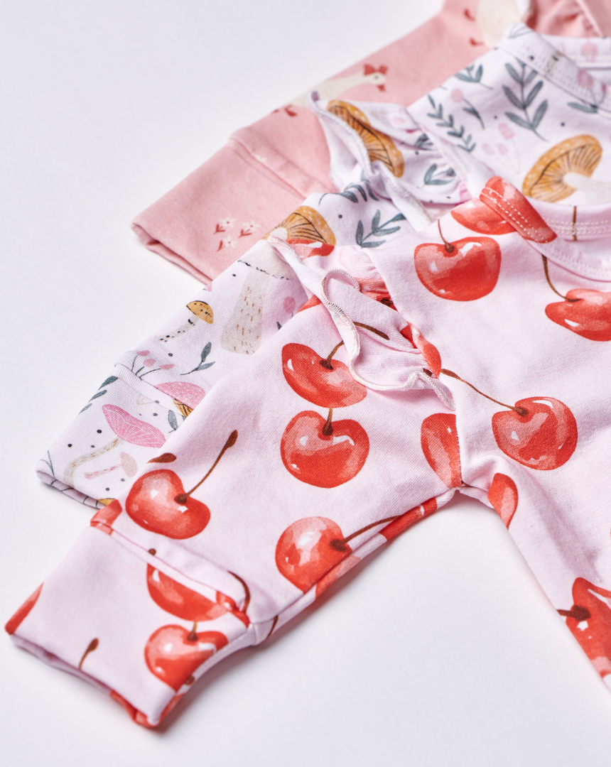 Little Wonders Baby Girls Gift Set (3 Sleepsuits)