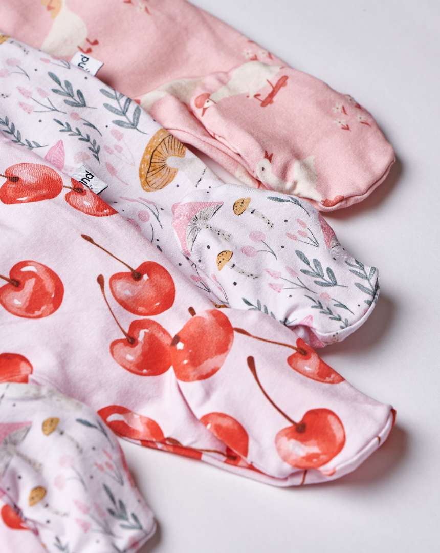 Little Wonders Baby Girls Gift Set (3 Sleepsuits)