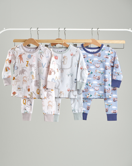 Little Wonders Boys Gift Set (3 Pajamas)